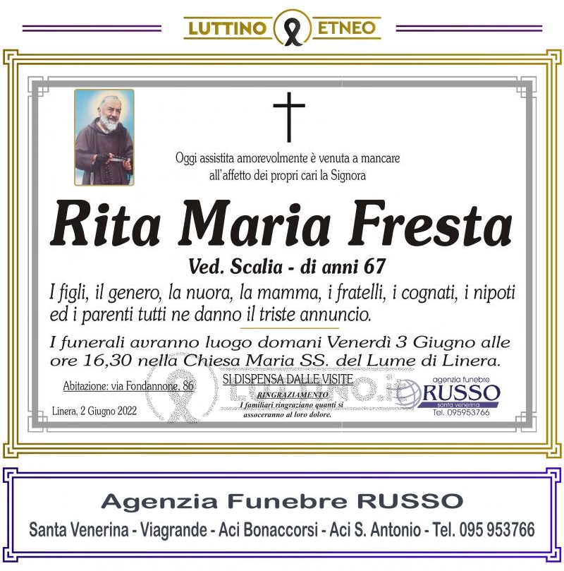 Rita Maria  Fresta